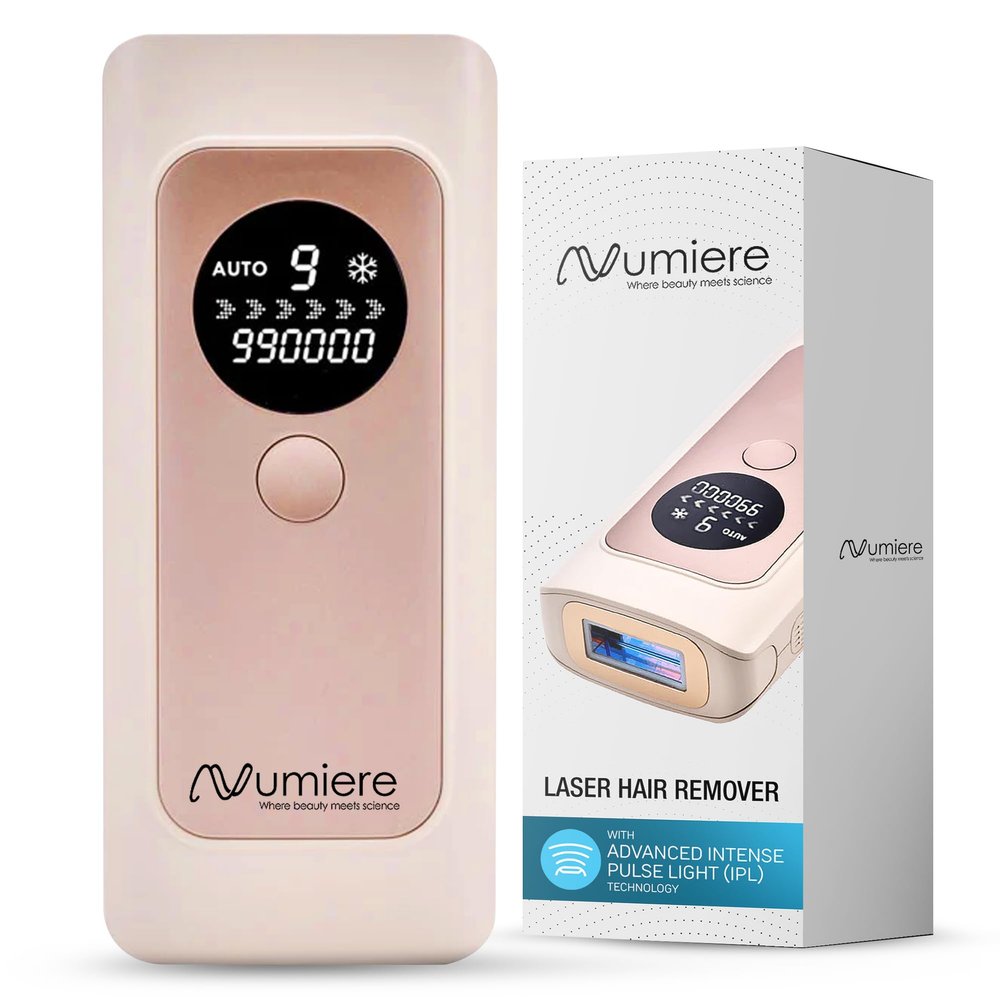 Lumina NRG IPL Hair Removal Device for Women & Men  Laser Hair Remover Machine for Body, Legs & Armpits  Painless Handheld Shaver