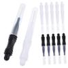 Mikinona 60pcs Eyebrow Brush with Caps Compact Brow Brush Tool for Lamination Portable Eyebrow Applicator for Women for Eyelash Extensions and Makeup view 1
