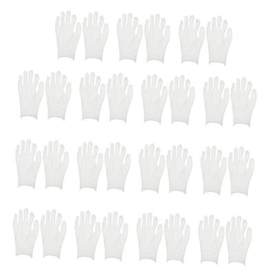 BIUDECO Men's Thin Cotton Gloves White Moisturizing Gloves for Dry Hands Care Overnight Spa Set