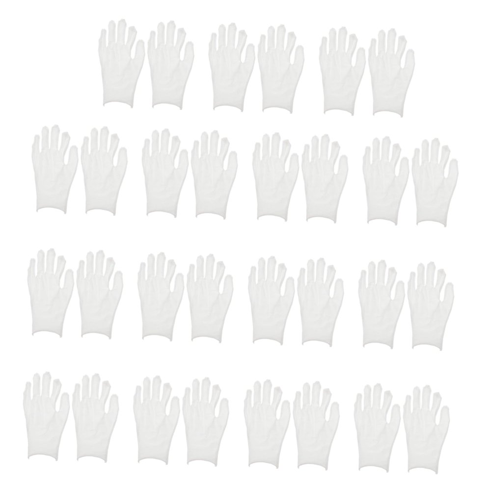 BIUDECO Men's Thin Cotton Gloves White Moisturizing Gloves for Dry Hands Care Overnight Spa Set