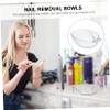 Ipetboom Hand Soak Bowl for Nail Care Manicure Bowl for Soaking Gel Polish and Softening Cuticles Essential Nail Art Supplies for Salons and Diy Home Use view 3