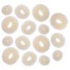Baluue 15pcs Donut Hair Bun Maker Styling Tool for Women Girls for Messy Buns Curly Styles and Daily Outfits Includes view 1