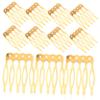 Baluue Diy Hair Combs Set 50pcs Gold Side Combs Handmade Accessories for Women Girls view 1