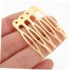 Baluue Diy Hair Combs Set 50pcs Gold Side Combs Handmade Accessories for Women Girls view 3