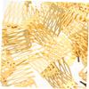 Baluue Diy Hair Combs Set 50pcs Gold Side Combs Handmade Accessories for Women Girls view 4