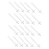 Ipetboom Wax Stick for Nose Hair Removal 30pcs Disposable Facial Waxing Kit Nose Wax Applicators Smooth and Efficient view 1