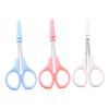WOONEKY 3pcs Stainless Tools Eyelash Curler Scissors for Eyebrow Grooming and Nose Hair Trimming Curved Scissors view 1