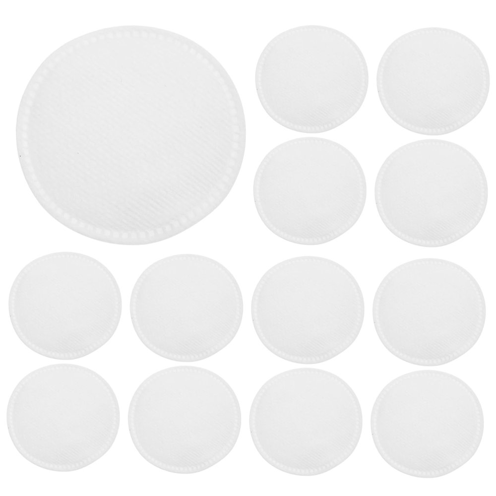 Beatifufu 60pcs Round Cotton Pads for Makeup Removal Soft and Absorbent Cleansing Towel Wipes for Facial Care and Sanitary Makeup Remover Pads for Travel and Home Use