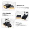 MERRYHAPY 2pcs Eyeshadow Boxes Mirror Compact Empty Makeup Containers for for Travel and Daily Use Organizer for Eyeshadow Blush and Lipstick view 2