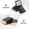 MERRYHAPY 2pcs Eyeshadow Boxes Mirror Compact Empty Makeup Containers for for Travel and Daily Use Organizer for Eyeshadow Blush and Lipstick view 3