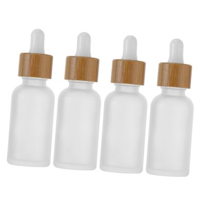 Didiseaon 4pcs Refillable Dropper Bottle Essential Oil Subpackaging Perfume Travel Accessories