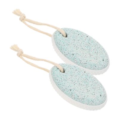 minkissy 2pcs Foot Stone Callus Remover Tool Natural Pumice Stone Foot Scrubber for Dead Skin Exfoliation
