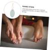 minkissy 2pcs Foot Stone Callus Remover Tool Natural Pumice Stone Foot Scrubber for Dead Skin Exfoliation view 2