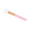 Baluue Wooden Handle Silicone Facial Brush for Women for Foundation and Mud Masks Easy to Clean Travel-friendly Design Random Color Option view 2