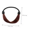 NULYLU Elastic Hair Ties 6pcs Headbands for Hair Snap Ponytail Holders No Crease for Women view 4