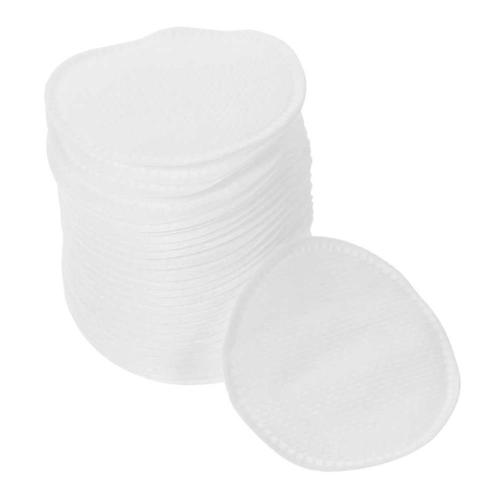 FRCOLOR Facial Exfoliating Pads 60 Pack Round Cotton Pads for Face Makeup Removal Clean Soft Facial Cleansing Towels