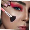 Baluue 4pcs Professional Makeup Long Handle Fan Shape Blush Brush Fan Shaped Powder Brush for Highlighters Makeup view 2