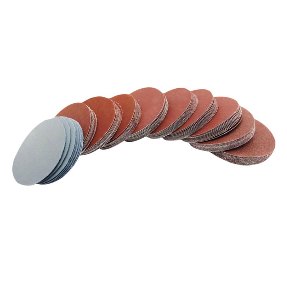 OKUMEYR 100Pcs 3-Inch Adhesive Sandpaper Discs 80 Grit Replacement Disks for Callus Remover Compatible Electric Foot Files for Polishing and Smoothing
