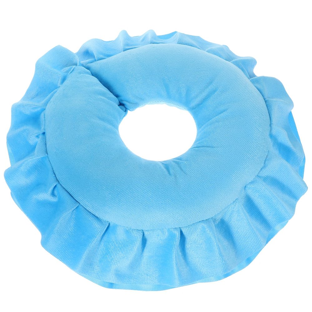 FOMIYES Beauty Salon Face Pillow for Massage Bed Ergonomic Shaped Cushion Breathable Cover for Spa Relaxation and Comfort Washable and Design