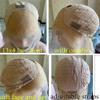 130% Density Platinum Blonde Ahsy Blonde Lace Wigs Straight Virgin Human Hair For Women Full Lace Wig 20inches#130 view 4