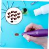 NULYLU 10pcs Nail Art Polishing Sanding Caps Set for Nail Buffing Block Grinding Head Manicure Tool view 4
