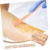 OSOLADY 300pcs Wax Applicator Sticks for Eyebrow and Nose Hair Removal Wooden Waxing Spatulas for Smooth Application and Grooming for Facial Waxing Kits view 3