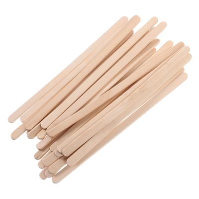 FRCOLOR 100pcs Wooden Wax Sticks Applicator Tool Hair Removal Waxing Sticks for Women Facial Hair Removal Eyebrow Waxing Finishing