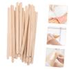 FRCOLOR 100pcs Wooden Wax Sticks Applicator Tool Hair Removal Waxing Sticks for Women Facial Hair Removal Eyebrow Waxing Finishing view 2