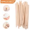 FRCOLOR 100pcs Wooden Wax Sticks Applicator Tool Hair Removal Waxing Sticks for Women Facial Hair Removal Eyebrow Waxing Finishing view 3