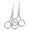 Mikinona 2pcs Safety Nose Hair Scissors Multi-function Scissors for Eyebrow Nose Beard Trimming view 1