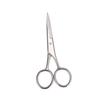 NOLITOY 2pcs Stainless Steel Beard and Mustache Trimming Scissors Durable Grooming Shears for Men for Barbers and Home Use Silver Finish view 2