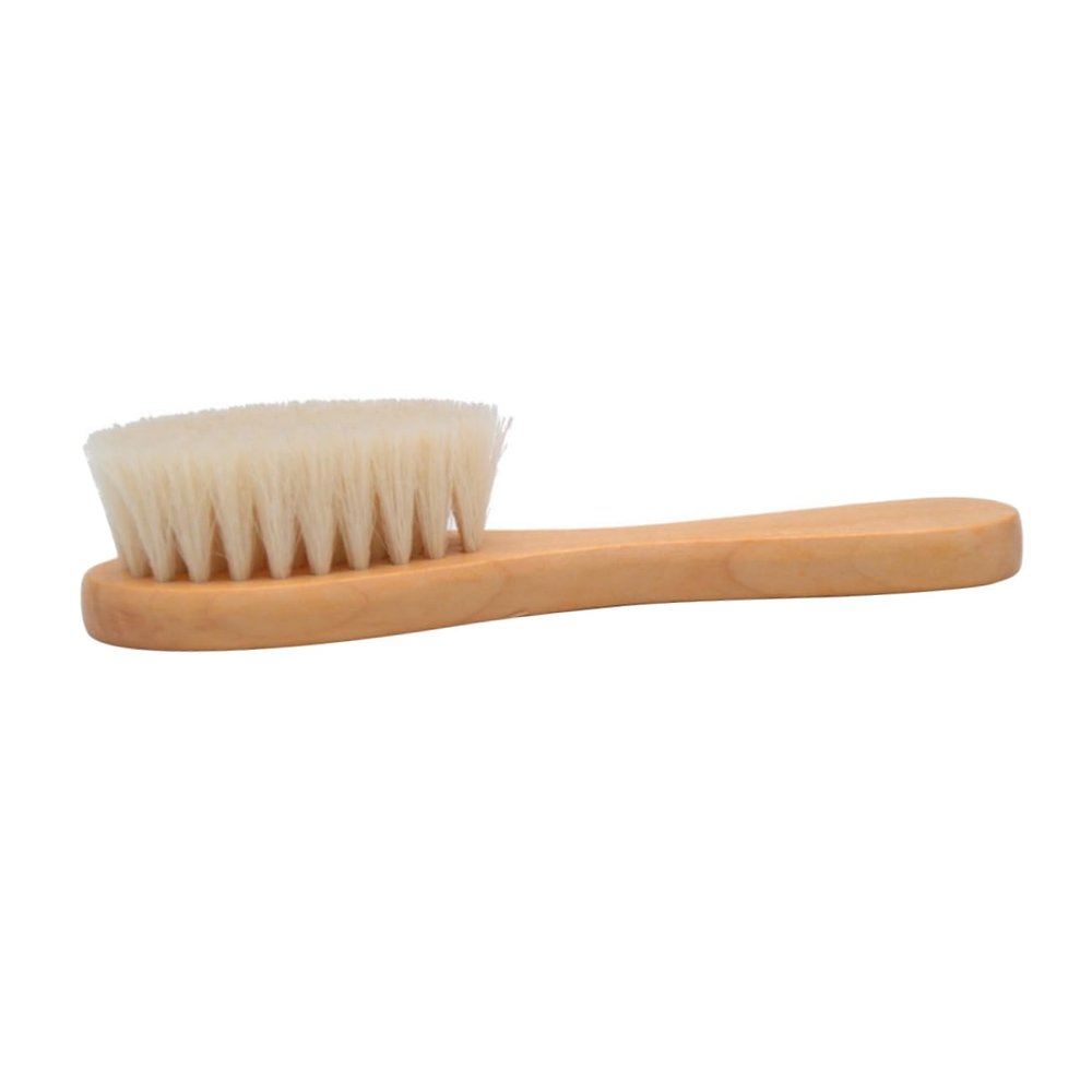 Baluue Bath Brush with Wooden Handle Soft Body Scrubber for Gentle Cleansing and Exfoliation Bath Tool for Boy Girl and Boy Girl Multi-Purpose Shower Scrubber for Smooth Skin