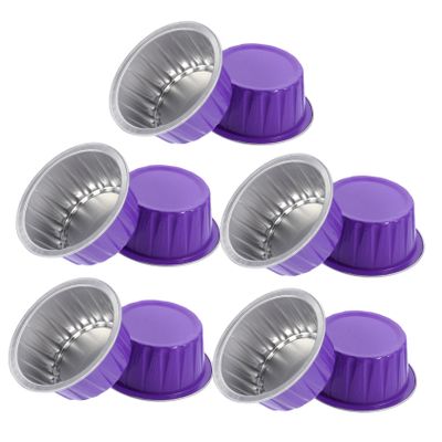 MERRYHAPY Hair Removal Waxing Bowl Set 10pcs Wax Melting Bowls Nonstick Aluminum Foil Wax Warmer Pot for Face Armpit Nose