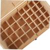 FOMIYES Wooden Essential Oil Display Box Storage Case for Essential Oil Bottles Aromatherapy Box Organizer Random Style view 3