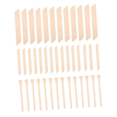 FOMIYES 150pcs Irregular Body Wax Applicator Sticks for Hair Removal Versatile Wax Wands for Women for Depilation Care Includes for Daily Use