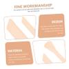 FOMIYES 150pcs Irregular Body Wax Applicator Sticks for Hair Removal Versatile Wax Wands for Women for Depilation Care Includes for Daily Use view 3