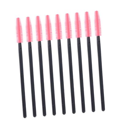 Baluue 100pcs Disposable Silicone Makeup Brushes Eyelash Curler Blush Brow Mascara Easy Application for Makeup Enthusiasts