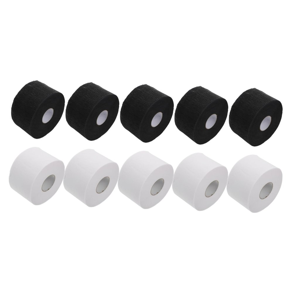 Didiseaon Hair Wrapping Paper 10 Rolls Neck Strip Barber Paper Neck Skin-friendly Professional Hair Salon Supplies
