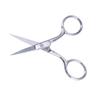 NOLITOY 2pcs Precision Stainless Steel Eyebrow Scissors Nose Hair Trimmer Split End Trimmer Facial Hairs Removal Curved Tips Comfortable to Hold view 1