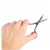 NOLITOY 2pcs Precision Stainless Steel Eyebrow Scissors Nose Hair Trimmer Split End Trimmer Facial Hairs Removal Curved Tips Comfortable to Hold view 2