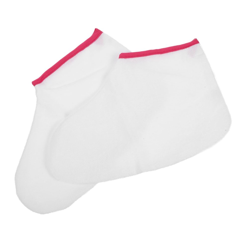 HONMEET Paraffin Wax Booties Reusable Foot Covers for Soft Material for Heat Retention Fit with Hook Loop Closure for Foot Care
