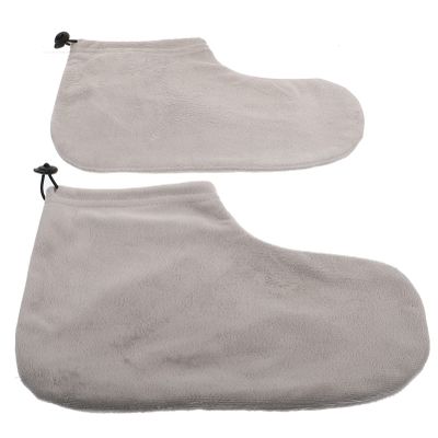 MERRYHAPY Wax Warming Foot Covers for Paraffin Therapy Durable Cotton Wraps for and Home Use Fits for Moisturizing and Cracked Heel Care