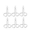 WOONEKY Eyebrow Tweezers Stainless Steel Makeup Tools Women Facial Hair Remover Precision Eyebrow Clamp view 3