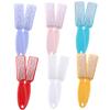 Ipetboom 24pcs Nail Cleaning Brush Ergonomic Handle Fingernail Scrubber for Manicure and Pedicure Random Colors Material for Easy Cleaning view 1