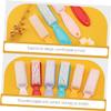 Ipetboom 24pcs Nail Cleaning Brush Ergonomic Handle Fingernail Scrubber for Manicure and Pedicure Random Colors Material for Easy Cleaning view 2