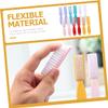 Ipetboom 24pcs Nail Cleaning Brush Ergonomic Handle Fingernail Scrubber for Manicure and Pedicure Random Colors Material for Easy Cleaning view 3