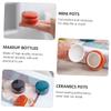 Baluue 3pcs Mini Makeup Pots Portable Refillable Cosmetic Dispensers for Lipstick Blush and Creams and Safe for Travel for Organizing Makeup view 2