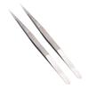 VINTORKY 2pcs Multifunctional Jewelry Tweezers Set Steel Tweezers Kit Lock Slip Long Professional for Lash and Jewelry Repair view 1