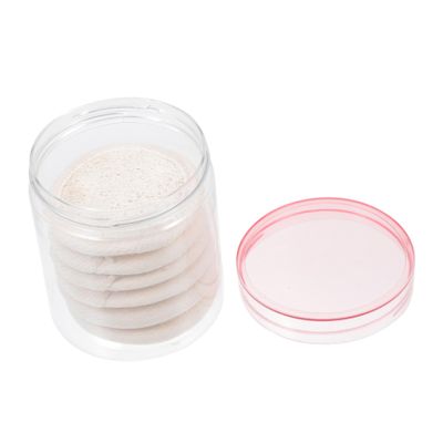 IWOWHERO Loofah Cleansing Kit Round Pads for Makeup Removal Exfoliation Facial Wash Gentle Loofah Sponges