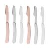 NOLITOY 6pcs Facial Eyebrow Shaper Foldable Brow Razor for Women Razors Trimmer for Women Non-Slip Grip Portable view 1